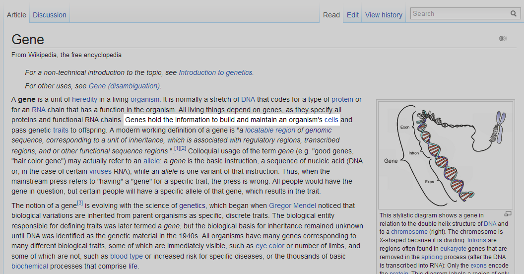 Picture of: Gene Definition